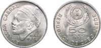 Cape Verde 50 Escudos Cape Verde 1977 50 Escudos Copper-nickel 15.65g UNC KM 21 -