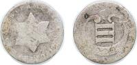 United States 3 Cents United States Federal republic 1852 3 Cents (type 2 - two lines bordering star) Silver (.900) Philadelphia Mint (1603700) 0.75g -