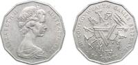 Australia 50 Cents Australia 1982 50 Cents - Elizabeth II (2nd Portrait - Brisbane Commonwealth Games) Copper-nickel Royal Australian Mint 15.55g A -
