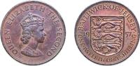 Jersey 1⁄12 Shilling Jersey British dependency 1957 1⁄12 Shilling - Elizabeth II (1st portrait) Bronze Royal Mint (Tower Hill) (720000) 9.48g AU KM 2 -