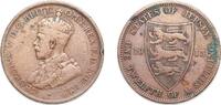 Jersey 1⁄12 Shilling Jersey British dependency 1913 1⁄12 Shilling - George V Bronze Royal Mint (Tower Hill) (204000) 9.35g VF KM 12 -