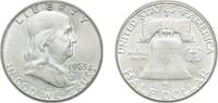 United States ½ Dollar United States Federal republic 1963 D ½ Half Dollar Franklin Half Dollar Silver (.900) (67069292) 12.6g AU KM 199 Schön 200 -