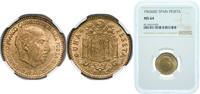 Spain 1 Peseta Spain Nationalist Government 1963 *19-65 1 Peseta - Francisco Franco (Benlliure) Aluminium bronze (92.5% copper, 7.5% aluminium) -