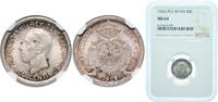 Spain 50 Centimos Spain Kingdom 1926 PCS 50 Centimos - Alfonso XIII (6th portrait) Silver (.835) Madrid Mint (4000000) 2.5g NGC MS 64 KM 741 Cal 6 -