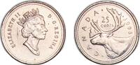 Canada 25 Cents Canada 1995 25 Cents - Elizabeth II (3rd portrait) Nickel (99.9% nickel) (89210000) 5.04g XF KM 184 Schön 166 -