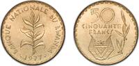 Rwanda 50 Francs Rwanda Republic 1977 50 Francs Brass (9000000) 9.98g BU KM 16 Schön 18 -