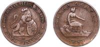 Spain 5 Centimos Spain Provisional Government 1870 OM 5 Centimos - Provisional Government Bronze (95% copper, 4% tin, 1% zinc) (287381000) 5.04g -