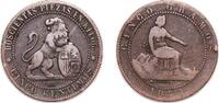 Spain 5 Centimos Spain Provisional Government 1870 OM 5 Centimos - Provisional Government Bronze (95% copper, 4% tin, 1% zinc) (287381000) 4.93g -