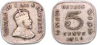 Sri Lanka 5 Cents Sri Lanka Ceylon (1597-1972) British Ceylon colony 1910 5 Cents - Edward VII Copper-nickel Royal Mint (Tower Hill) (4000000) 3.8 -