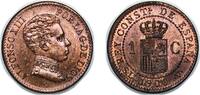 Spain 1 Centimo Spain Kingdom 1906 ????6 SLV 1 Centimo - Alfonso XIII (4th portrait) Bronze (95% copper, 4% tin, 1% zinc) Madrid Mint (7500000) -