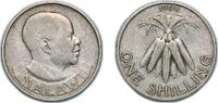 Malawi 1 Shilling Malawi Republic 1964 1 Shilling Nickel brass (60% Copper, 20% Nickel, 20% Zinc) (11900000) 5.62g XF KM 2 Schön 3 -
