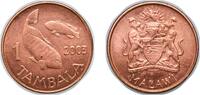 Malawi 1 Tambala Malawi Republic 2003 1 Tambala (magnetic) Copper plated steel 1.78g UNC KM 33a -