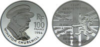 France 100 Francs France Fifth Republic 1994 100 Francs 50th Anniversary of the Liberation of Paris, Winston Churchill -