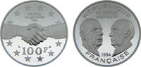France 100 Francs France Fifth Republic 1994 100 Francs 50th Anniversary of the Liberation of Paris, General de Gaulle / Adenauer -
