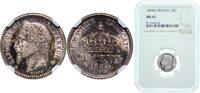 France 50 Centimes France Second Empire 1864 A 50 Centimes - Napoleon III Silver (.835) Monnaie de Paris (7597756) 2.5g NGC MS 61 Franc 2014 188 G -
