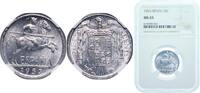 Spain 10 Centimos Spain Nationalist Government 1953 10 Centimos - Iberian rider Aluminium (97.5% aluminium, 2.5% copper) Royal Mint of Spain (8658 -
