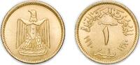 Egypt 1 Millieme Egypt AH1380 (1960) 1 Millieme Aluminium bronze (Copper 92%, Aluminium 8%) Egyptian Mint Authority 1.87g UNC KM 393 Schön 99 MH -