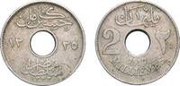 Egypt 2 Millièmes Egypt 1917 (AH1335) H 2 Milliemes - Hussein Kamel Copper-nickel (9000000) 3.9g XF KM 314 MHC 203 -