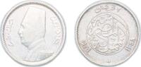 Egypt 2 Piastres Egypt Kingdom 1929 (AH1348) BP 2 Qirsh - Fuad (left) Silver (.833) (500000) 2.83g XF KM 348 Schön 56 MHC 231 -