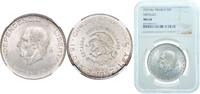 Mexico 5 Pesos Mexico United Mexican States 1957 Mo 5 Pesos (100th Anniversary of Constitution) Silver (.720) (Copper .280) Mexican Mint (20000 -