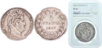 France 5 Francs France empire 1847 A 5 Francs - Louis Philippe I (Domard type, 3rd retouch, relief edge) Silver (.900) Monnaie de Paris (1261792 -