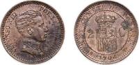 Spain 2 Centimos Spain Kingdom 1904 *04 SMV 2 Centimos - Alfonso XIII (4th portrait) Bronze (95% copper, 4% tin, 1% zinc) (10000000) 1.94g AU KM -