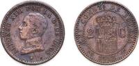 Spain 2 Centimos Spain Kingdom 1912 *12 PCV 2 Centimos - Alfonso XIII (5th portrait) Bronze (95% copper, 4% tin, 1% zinc) (5216000) 2.16g XF KM -