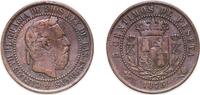 Spain 5 Centimos Spain Kingdom 1875 OT 5 Centimos - Carlos VII (pretender) Bronze (95% copper, 4% tin, 1% zinc) (50000) 4.87g VF KM 669 Cal 10 -