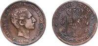 Spain 10 Centimos Spain Kingdom 1878 OM 10 Centimos - Alfonso XII Bronze (95% copper, 4% tin, 1% zinc) (68740000) 9.91g VF KM 675 Cal 66 -