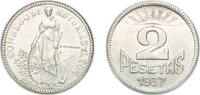 Spain 2 Pesetas Asturias and León, Provinces of 1937 2 Pesetas (Asturias and León) Copper-nickel (400000) 0.19g UNC KM 3 -