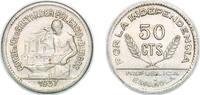 Spain 50 Centimos Santander, Palencia and Burgos, Provinces of 1937 50 Centimos (Santander, Palencia y Burgos) Copper-nickel (100000) 2.59g AU KM -
