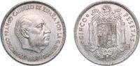 Spain 5 Pesetas Spain Nationalist Government 1949 *19-50 5 Pesetas - Francisco Franco Nickel (21000000) 14.95g AU KM 778 Cal 45 Schön 30 -