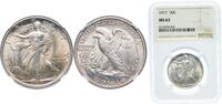 United States ½ Dollar United States Federal republic 1917 ½ Dollar Walking Liberty Half Dollar Silver (.900) Philadelphia Mint (12300000) 12.5g NGC -