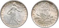 France 50 Centimes France Third Republic 1918 50 Centimes Silver (.835) (36491942) 2.5g UNC Franc 2014 190 Gad 1789 420 KM 854 Schön 186 -