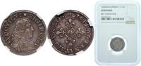 France 4 Sols France Kingdom 1676 D 4 sols of Traitants - Louis XIV Silver (.798) Lyon Mint (4186170) 1.63g NGC XF Scratches Dy royales 150 -