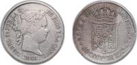 Spain 40 Escudo cents Spain Kingdom 1866 40 Centimos de Escudo - Isabel II Silver (.810) 5.13g XF KM 628 -