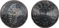 France 100 Francs France Fifth Republic 1992 100 Francs (Jean Monnet) Silver (.900) Paris Mint (3925311) 15.05g UNC KM 1120 Franc 2014 460 Gad 17 -