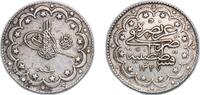 Ottoman Empire 10 Kurush Ottoman Empire AH1327 (1909) ٩ 10 Kurus - Mehmed V (el-Ghazi right of Toughra) Silver (.830) (299000) 11.66g KM 772 -