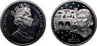 21 ECUs 1993 PM Pobjoy Mint Gibraltar Gibraltar British Overseas Territory 1993 PM 21 ECUs - Elizabeth II (Napoleon / Eurotunnel) Silver (.925) P...