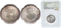 Belgium 2 Francs Belgium Kingdom 1910 2 Francs - Albert I (French text) Silver (.835) (16.5% copper) Royal Mint of Belgium (800000) 10g NGC MS 64 -
