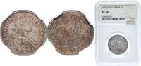 Spain 2 Reales Spain Kingdom 1801 S CN 2 Reales - Carlos IV Silver (.806) Seville Mint 6g NGC XF 40 KM 430 -