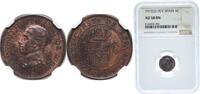Spain 1 Centimo Spain Kingdom 1912 *2 PCV 1 Centimo - Alfonso XIII (5th portrait) Bronze (95% copper, 4% tin, 1% zinc) Royal Mint of Spain (2109 -