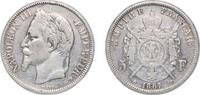 France 5 Francs France Second Empire 1867 BB 5 Francs - Napoleon III Silver (.900) Strasbourg Mint (4337636) 24.76g XF Franc 2014 331 Gad 1789 -