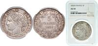 France 5 Francs France Second Republic 1850 A 5 Francs (Ceres, 2nd republic) Silver (.900) Paris Mint (14542699) 25g NGC AU 50 Franc 2014 327 K -