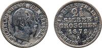 Germany 2½ Silbergroschen Germany Kingdom of Prussia 1872 A 2½ Silbergroschen - William I Billon (.375 silver) Berlin Mint (680198) 3.13g VF AKS 102 Oldi -