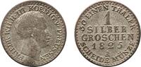 Germany 1 Silbergroschen Germany Kingdom of Prussia 1825 A 1 Silber Groschen - Friedrich Wilhelm III Billon (.222 silver) Berlin Mint 1.92g VF AKS 27 Ol -