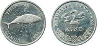 Croatia 2 Kune Croatia Republic 1994 2 Kune (Latin text) Nickel brass (65% Copper, 23.2% Zinc, 11.8% Nickel) (2000758) 6.22g BU KM 21 Schön 23 -