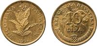 Croatia 10 Lipa Croatia 1994 10 Lipa (Latin text) Brass plated steel (Plating: 72.5% Copper, 27.5% Zinc) Croatian Mint (2000127) 3.3g BU KM 16 -
