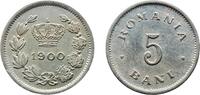 5 Bani 1900 Royal Mint of Belgium Romania Romania 1900 5 Bani - Carol I Copper-nickel Royal Mint of Belgium (20000000) 2.95g AU  KM 28 AU