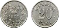 20 Bani 1900 Royal Mint of Belgium Romania Romania Kingdom 1900 20 Bani - Carol I Copper-nickel Royal Mint of Belgium (2500000) 6.96g AU  KM 30 S...